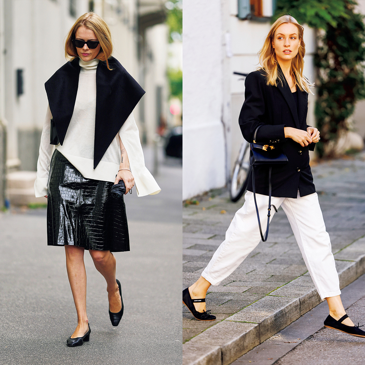 春の都会的な“モノトーン” 。白を巧みに使って軽やかに【海外ファッションSNAP】