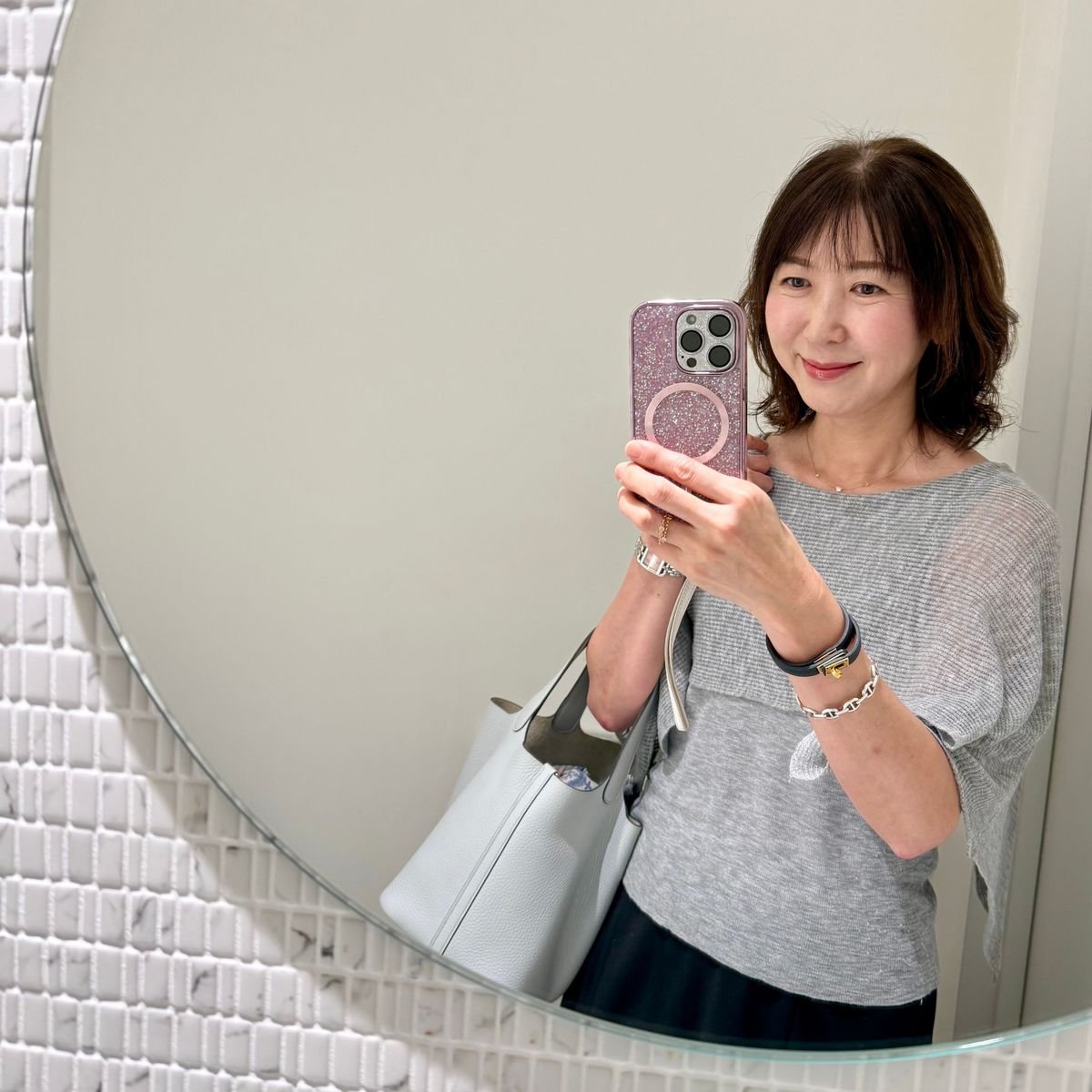 【50代秋ヘア】久々に10cm以上カット これからの季節に ふんわりパーマの軽やかミディアム