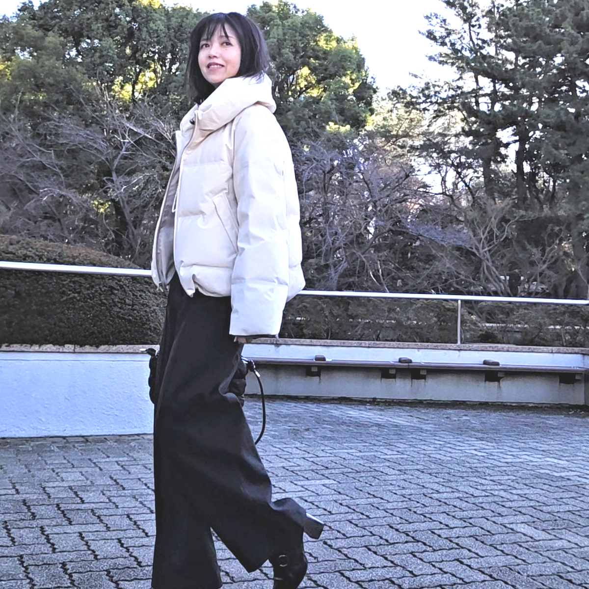 着回し抜群♡ユニクロのパンツで和食のコース料理