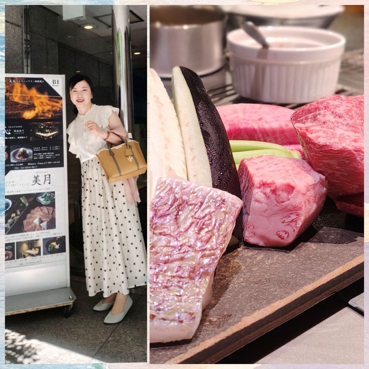 【お誕生日】八重洲「鉄板焼き 一心」で、目の前で焼き上げられていく音と香りを堪能するBDデート
