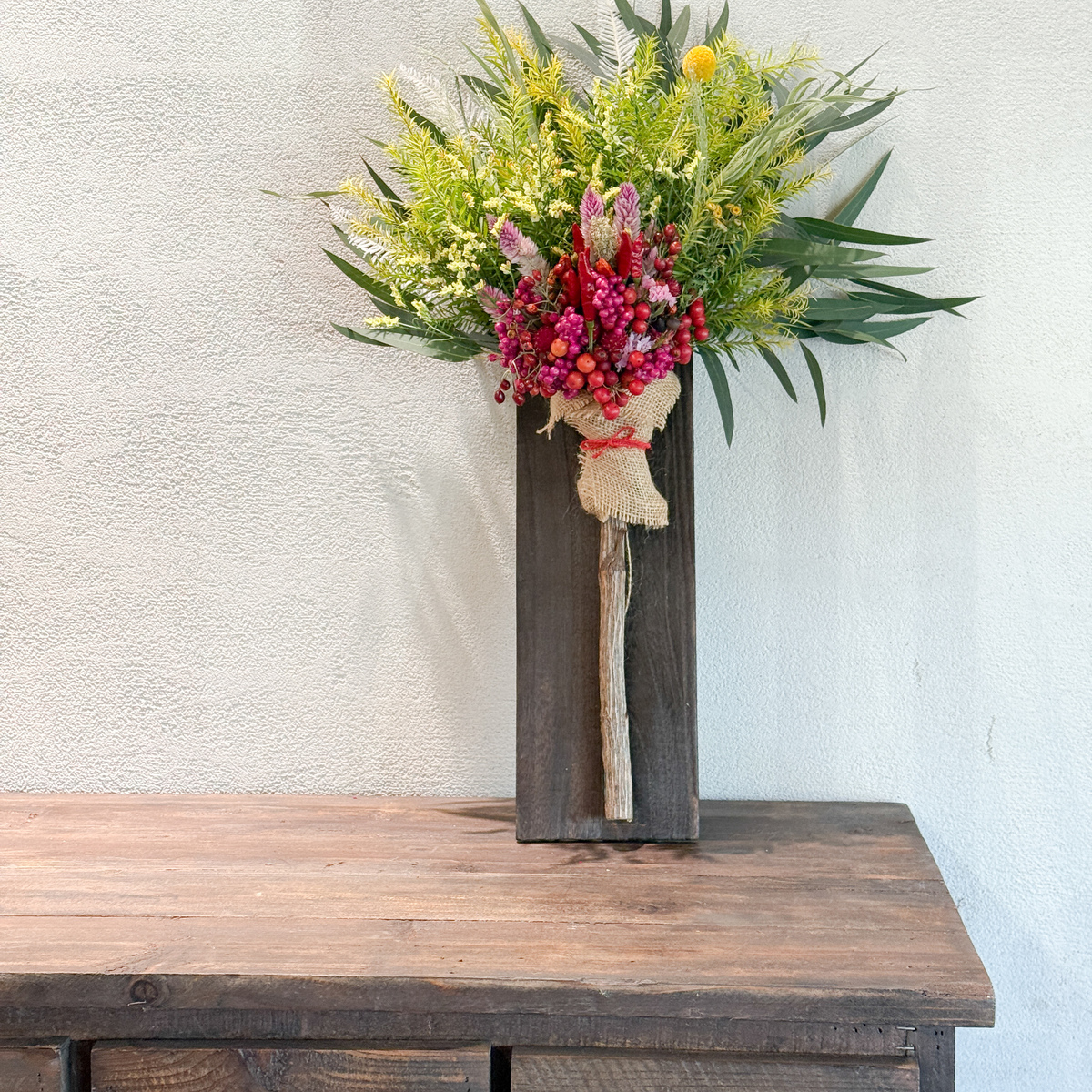 新しい始まりに、花熊手。