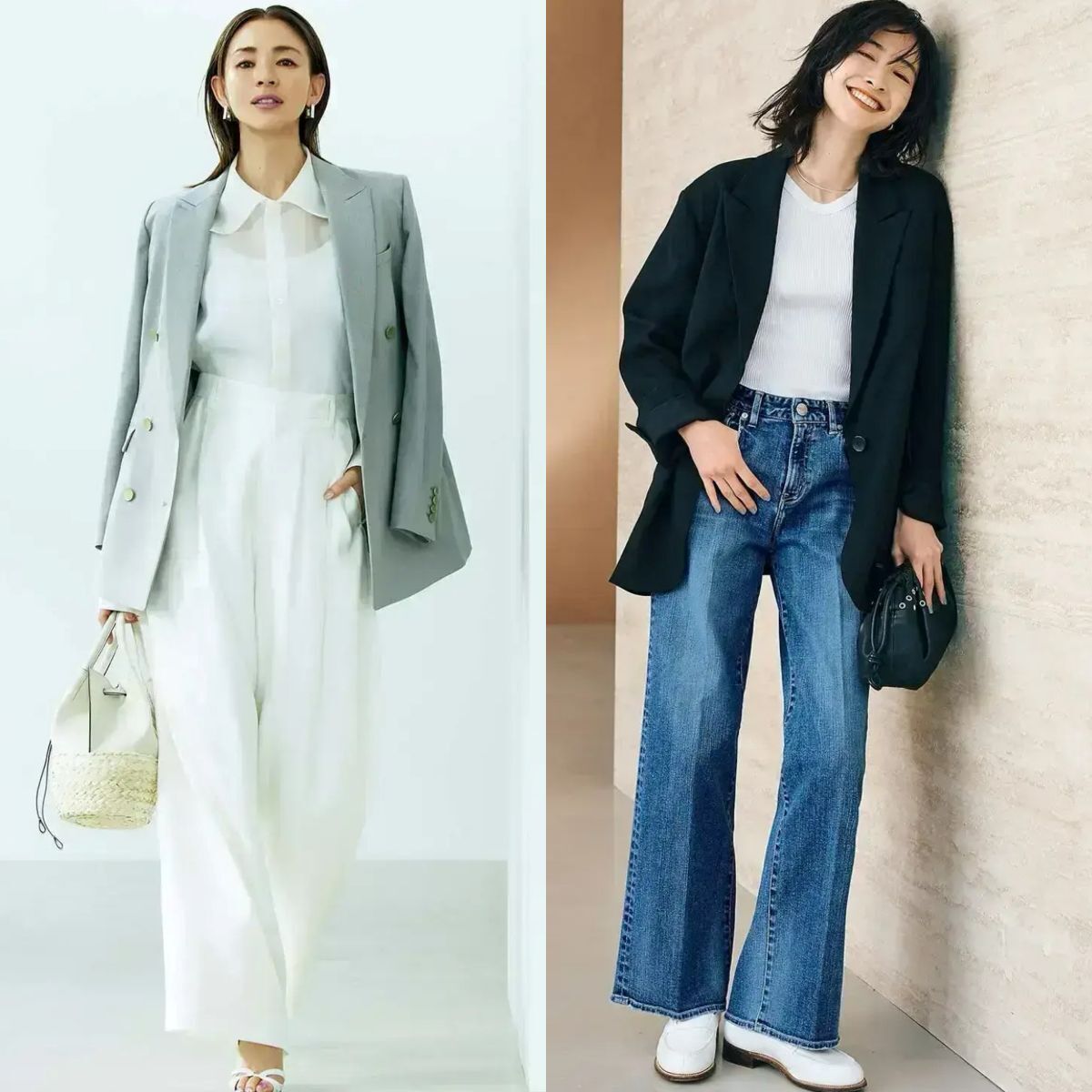 春のジャケット、どう着る？羽織るだけで決まる50代の春コーデ