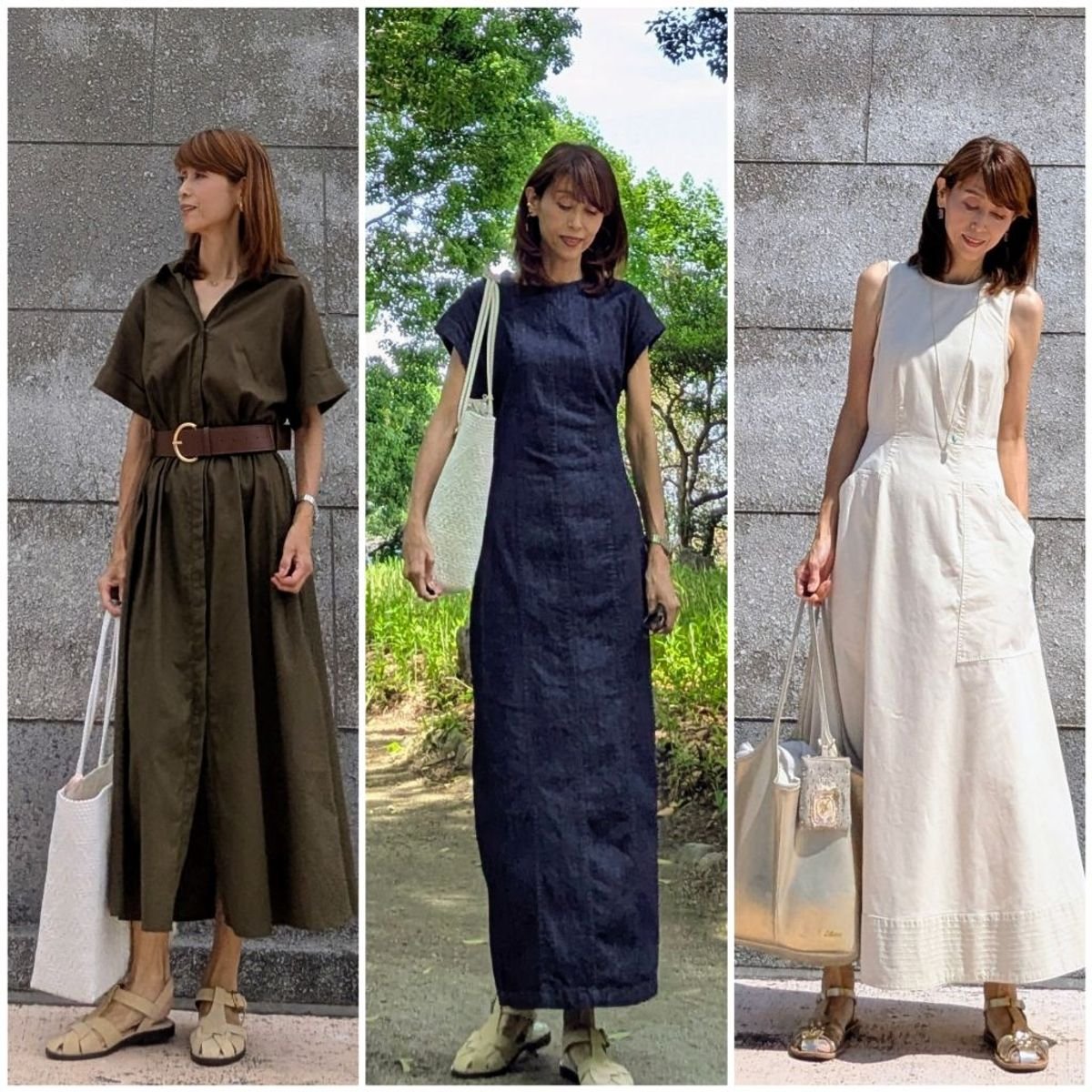 8月に活躍する着るだけでサマになるとワンピースコーデをご紹介いたします♪