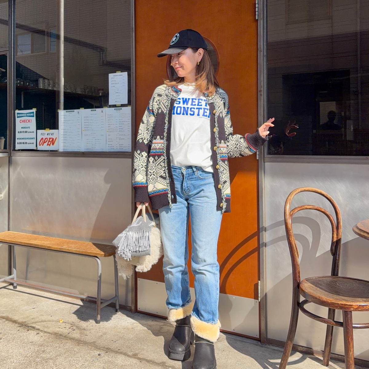 ノーメイクにデニムで過ごす私の休日　〜50代の開運コーデ〜