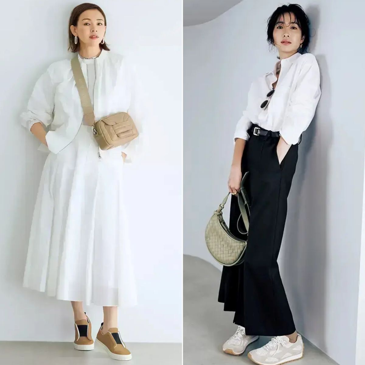スカートは“スニーカー合わせ”で今っぽく！50代のラクなのに上品見えコーデ8選