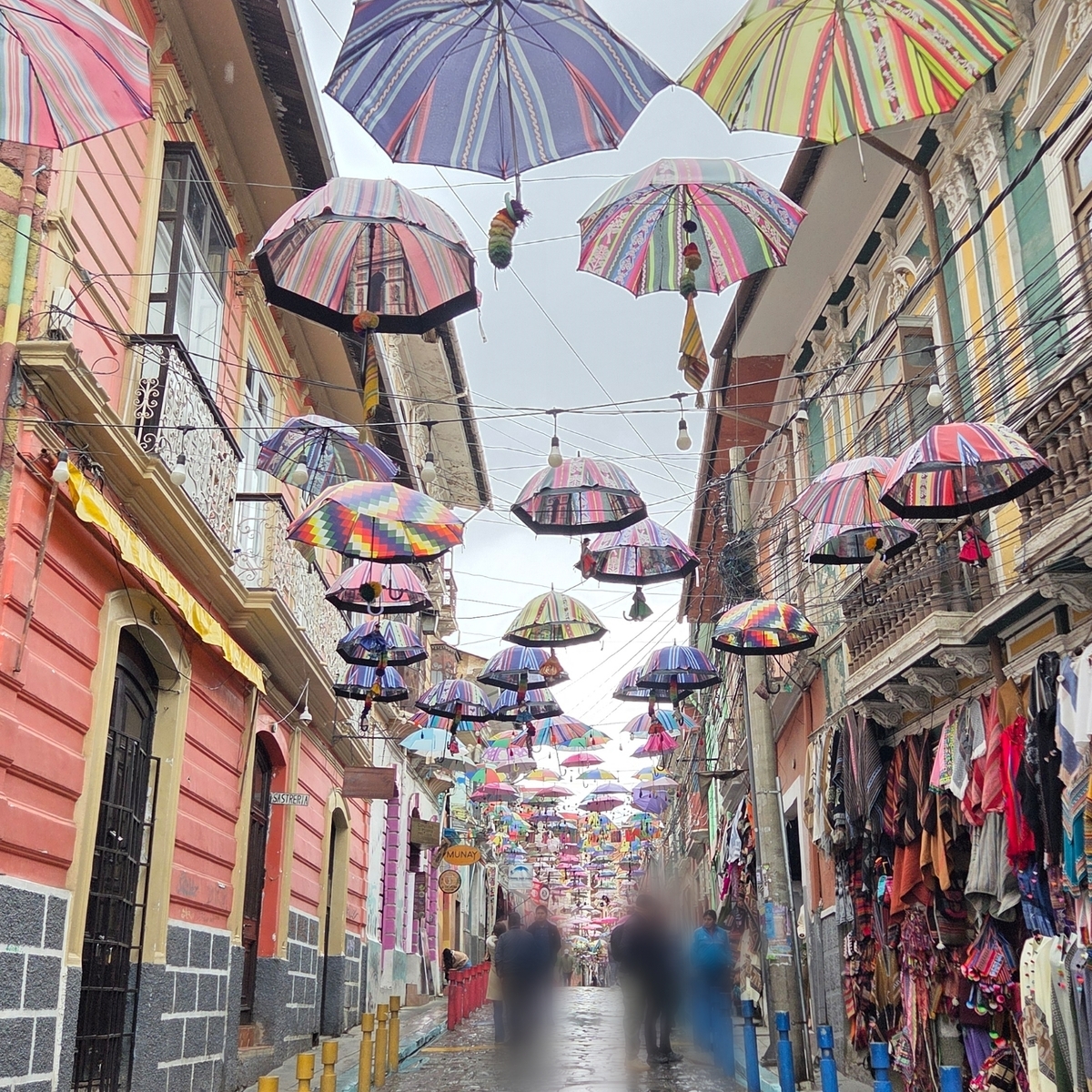 ボリビアの首都ラパス観光