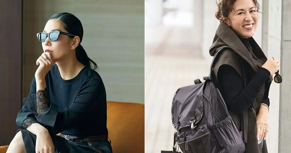 秋を先取りする50代の晩夏コーデやレスポートサックと大草直子さんの