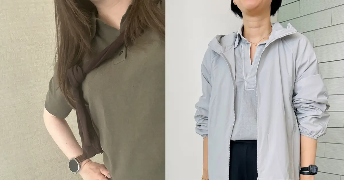 大人のユニクロ】ポロニット、パーカ、Tシャツ、パンツ。エクラ編集