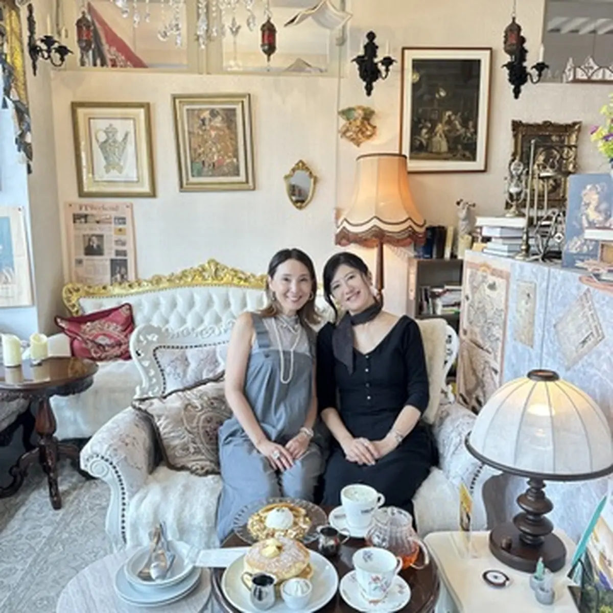 ロンハーマンのブラックワンピースと癒しの Tea time｜Web eclat