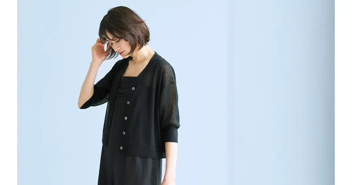50代 ファッション】売れ続けるのは理由がある！冷房対策にイチオシ